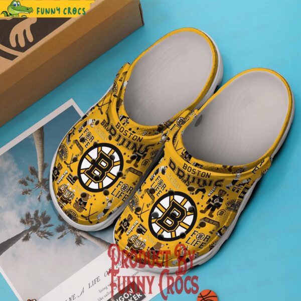 Boston Bruins For Life Crocs Shoes 2.jpg