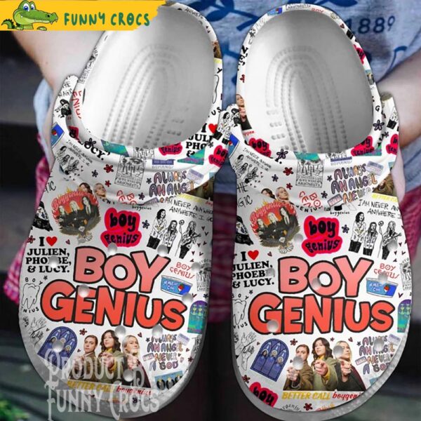 Boygenius Band Crocs Shoes 2.jpg