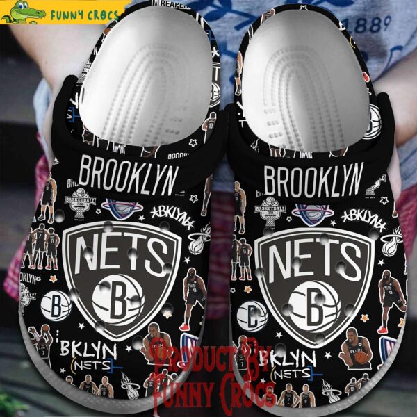 Brooklyn Nets Black Crocs Shoes 1.jpg