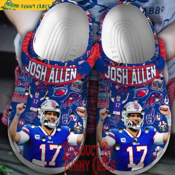 Buffalo Bill Josh Allen Crocs Shoes 1.jpg