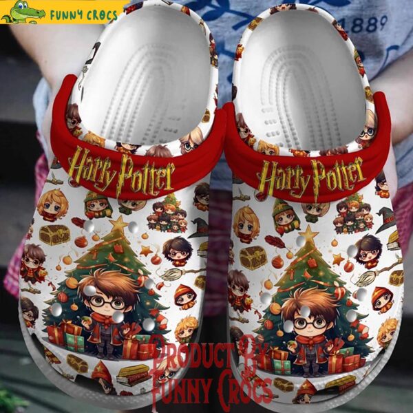 Chibi Harry Potter Tree Christmas Crocs 1.jpg