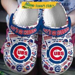 Chicago Cubs Lets Go Cubbies There Is Magic In The Ivy Crocs Shoes 1.jpg