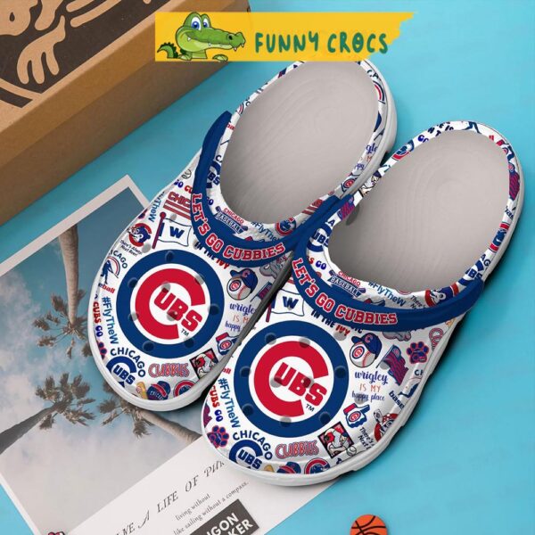 Chicago Cubs Lets Go Cubbies There Is Magic In The Ivy Crocs Shoes 2.jpg