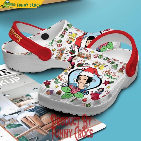 Christmas Is Coming Snow White Crocs Shoes 2.jpg