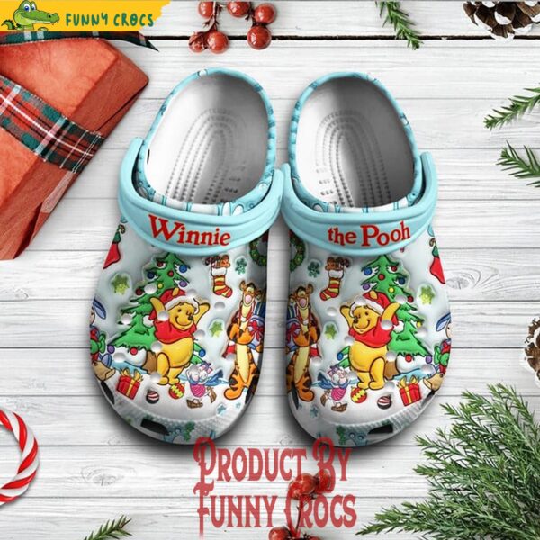 Christmas Is Coming Winnie The Pooh Crocs For Adults 1.jpg