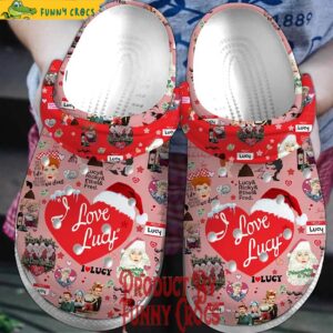 Christmas is Coming I Love Lucy Crocs Shoes 1.jpg