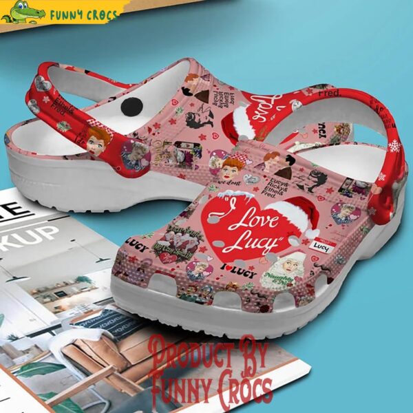 Christmas is Coming I Love Lucy Crocs Shoes 2.jpg