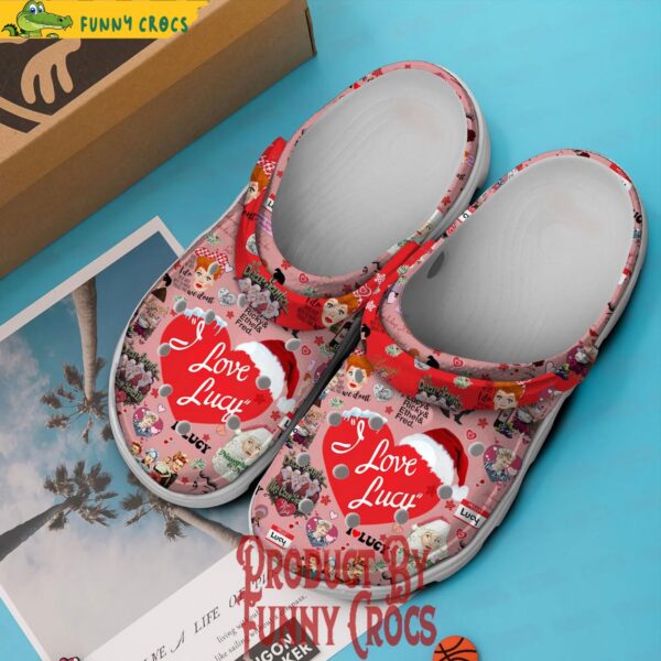 Christmas is Coming I Love Lucy Crocs Shoes 3.jpg