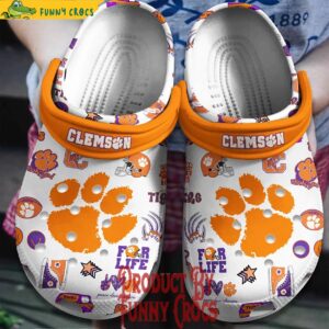 Clemson Tigers For Life NCAA Crocs Shoes 1.jpg