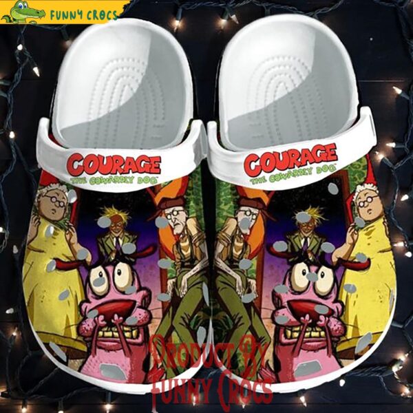 Courage The Cowardly Dog Crocs Crocband Shoes 1.jpg