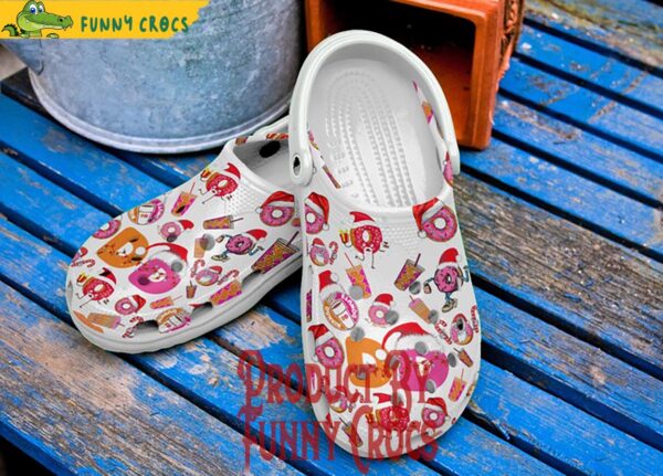 Custom Dunkin Donuts Christmas Crocs Shoes 2.jpg