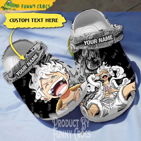 Custom Luffy One Piece Gear 5 Crocs Shoes 1.jpg