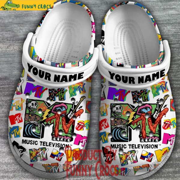 Custom MTV Music White Crocs 1.jpg