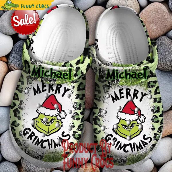 Custom Merry Grinchmas Christmas Crocs Shoes 1.jpg