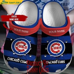 Custom Name Chicago Cubs Crocs Slippers 1.jpg