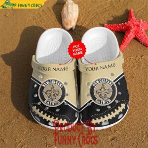 Custom Name New Orleans Saints Crocs Shoes 1.jpg