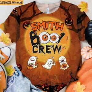 Custom Name Smith Boo Crew Halloween Shirt 2.jpg