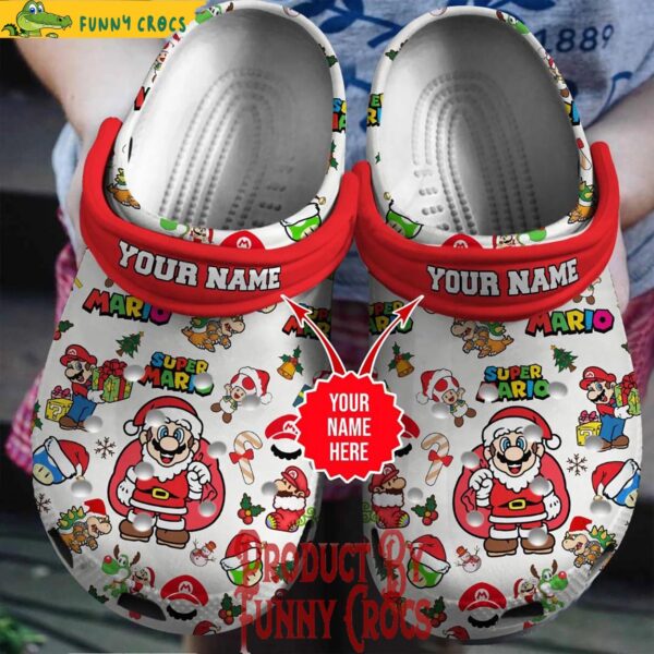 Custom Santa Mario Christmas Crocs 1.jpg