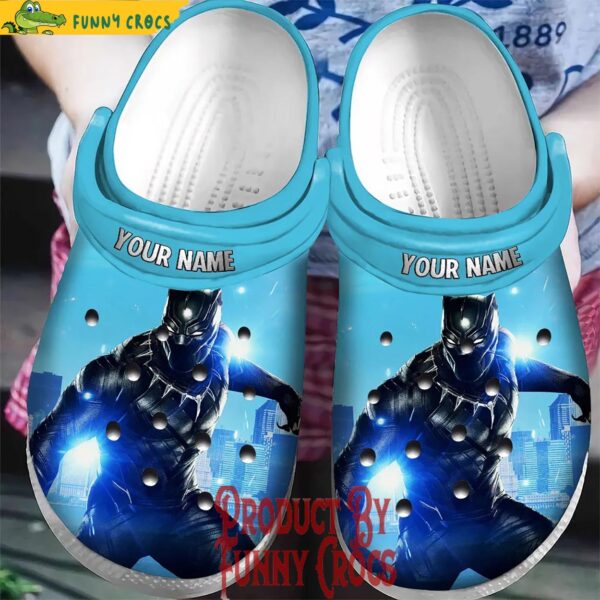 Customized Black Panther Blue City Crocs.jpg