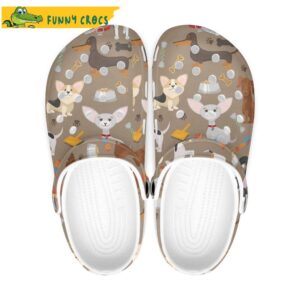 Cute Puppy Crocs Clogs Shoes 1.jpg