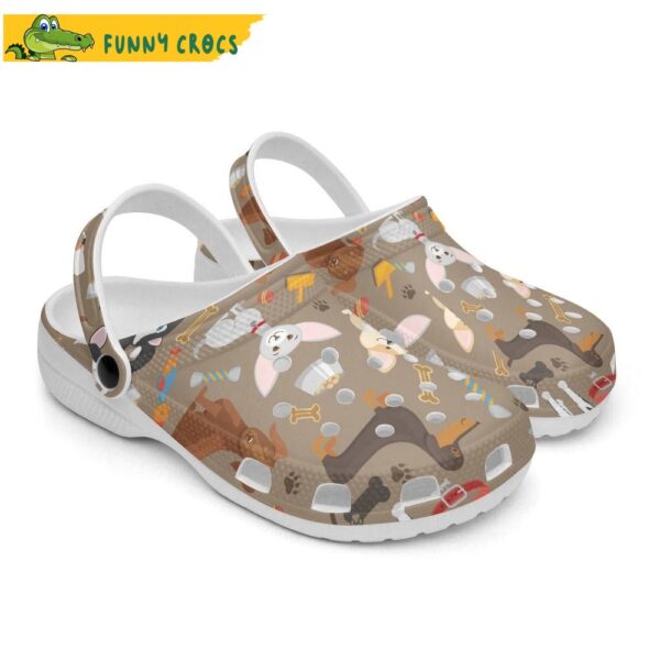 Cute Puppy Crocs Clogs Shoes 2.jpg