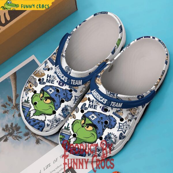 Dallas Cowboys American Team Grinch Crocs Shoes 2.jpg