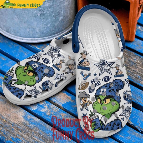 Dallas Cowboys American Team Grinch Crocs Shoes 3.jpg