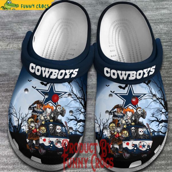 Dallas Cowboys Friends Halloween Crocs Shoes 2.jpg