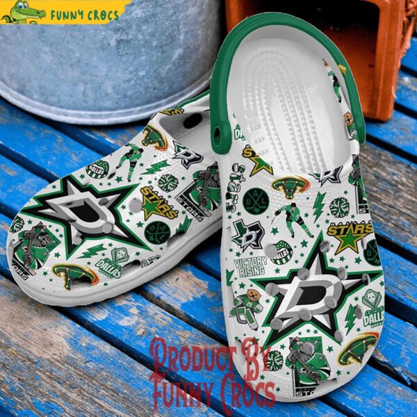 Dallas Stars Victory Rising Crocs Shoes 3.jpg