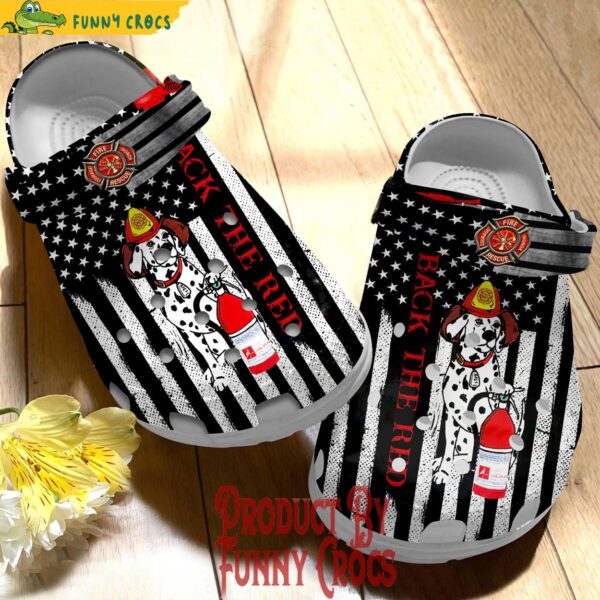 Dalmatian Firefighter Crocs Shoes 2.jpg