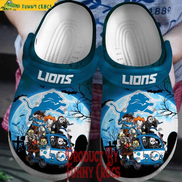 Detroit Lions Halloween Crocs Shoes 2.jpg