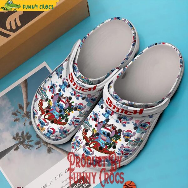 Disney Stitch Christmas Crocs Clog Shoes 2.jpg