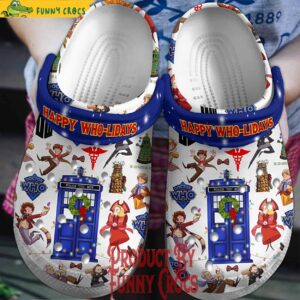 Doctor Who Happy Who Lidays Christmas Crocs 1.jpg