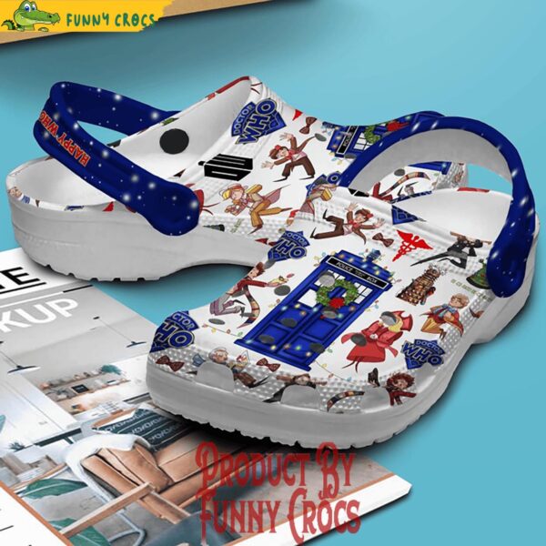 Doctor Who Happy Who Lidays Christmas Crocs 2.jpg