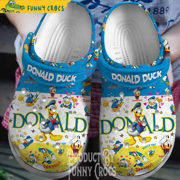 Donald Duck Love Crocs Clogs 1.jpg