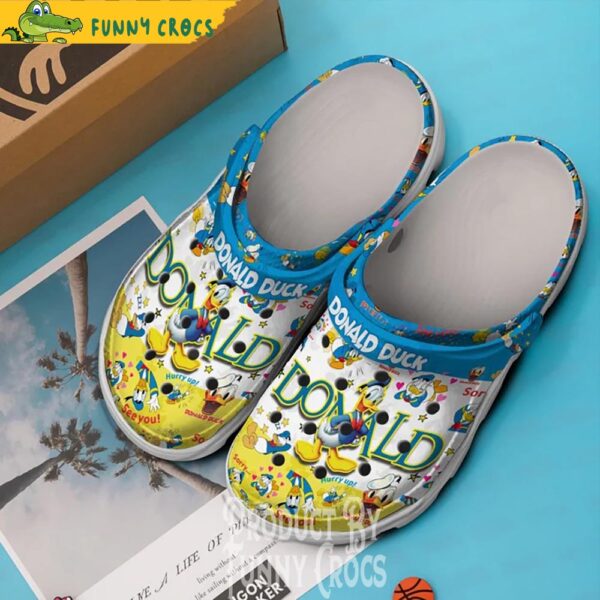 Donald Duck Love Crocs Clogs 2.jpg