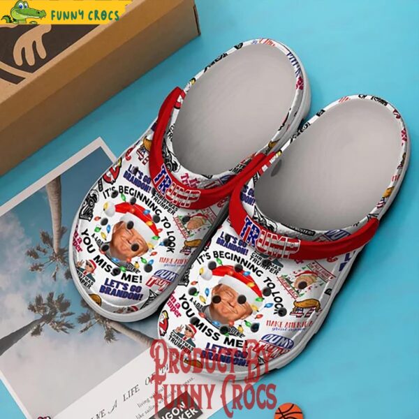 Donald Trump Its Beginning To Look A Lot Like You Miss Me Christmas Crocs Shoes 3.jpg