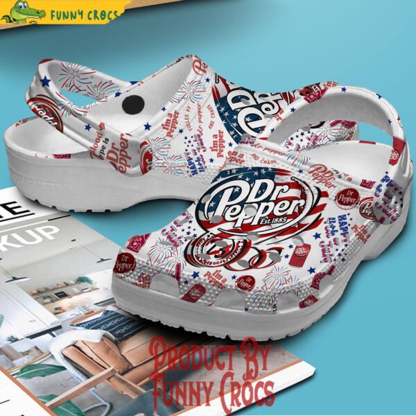 Dr Pepper 4th July Independence Day Crocs Shoes 2.jpg