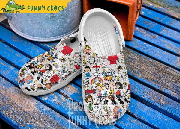 Dream Colors Snoopy Cartoon Crocs Shoes 1.jpg