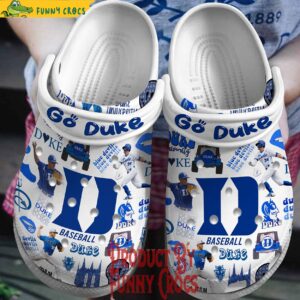 Duke Blue Devils Ncaa Sport Baseball White Crocs Shoes 1.jpg