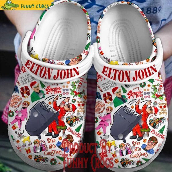 Elton John Merry Christmas Crocs Shoes 1.jpg