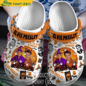 Elvis Presley Halloween Pumpkin Crocs Shoes 1.jpg