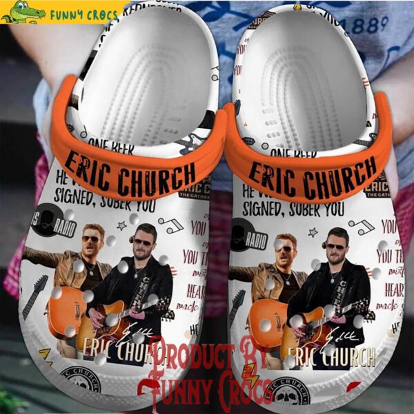 Eric Church Signed Sober You Hardy Crocs Shoes 1.jpg