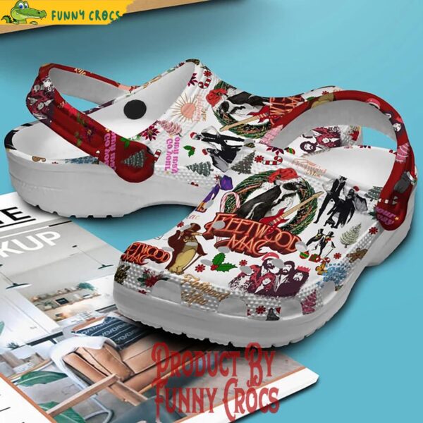 Fleetwood Mac Christmas White Crocs 2.jpg