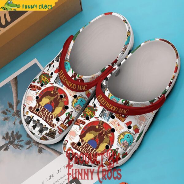 Fleetwood Mac Merry Christmas Crocs Clogs 3.jpg