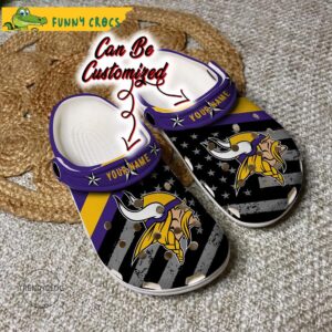 Football Personalized Mn Vikings America Flag Crocs.jpg