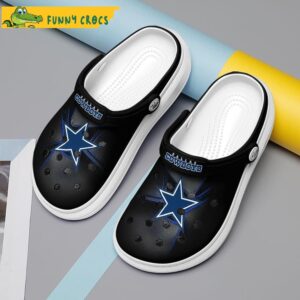 Full Black Dallas Cowboys Crocs Slippers 1.jpg