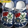 Funny Wisconsin Badgers Green Bay Packers Milwaukee Brewers Sport Crocs.jpg