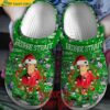 George Strait Merry Christmas Green Crocs 2.jpg