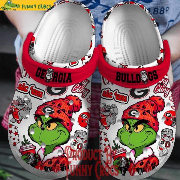 Georgia BullDogs Grinch Crocs Shoes 1.jpg